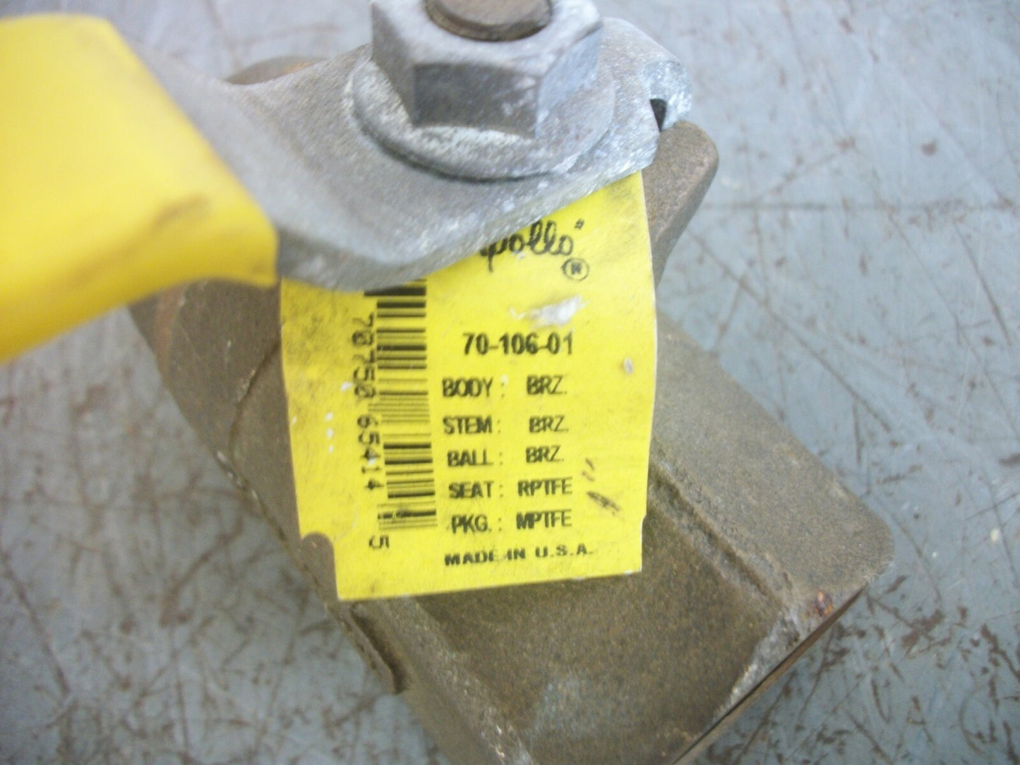 APOLLO 1-1/4" BRONZE BALL VALVE 600WOG 70-106-01