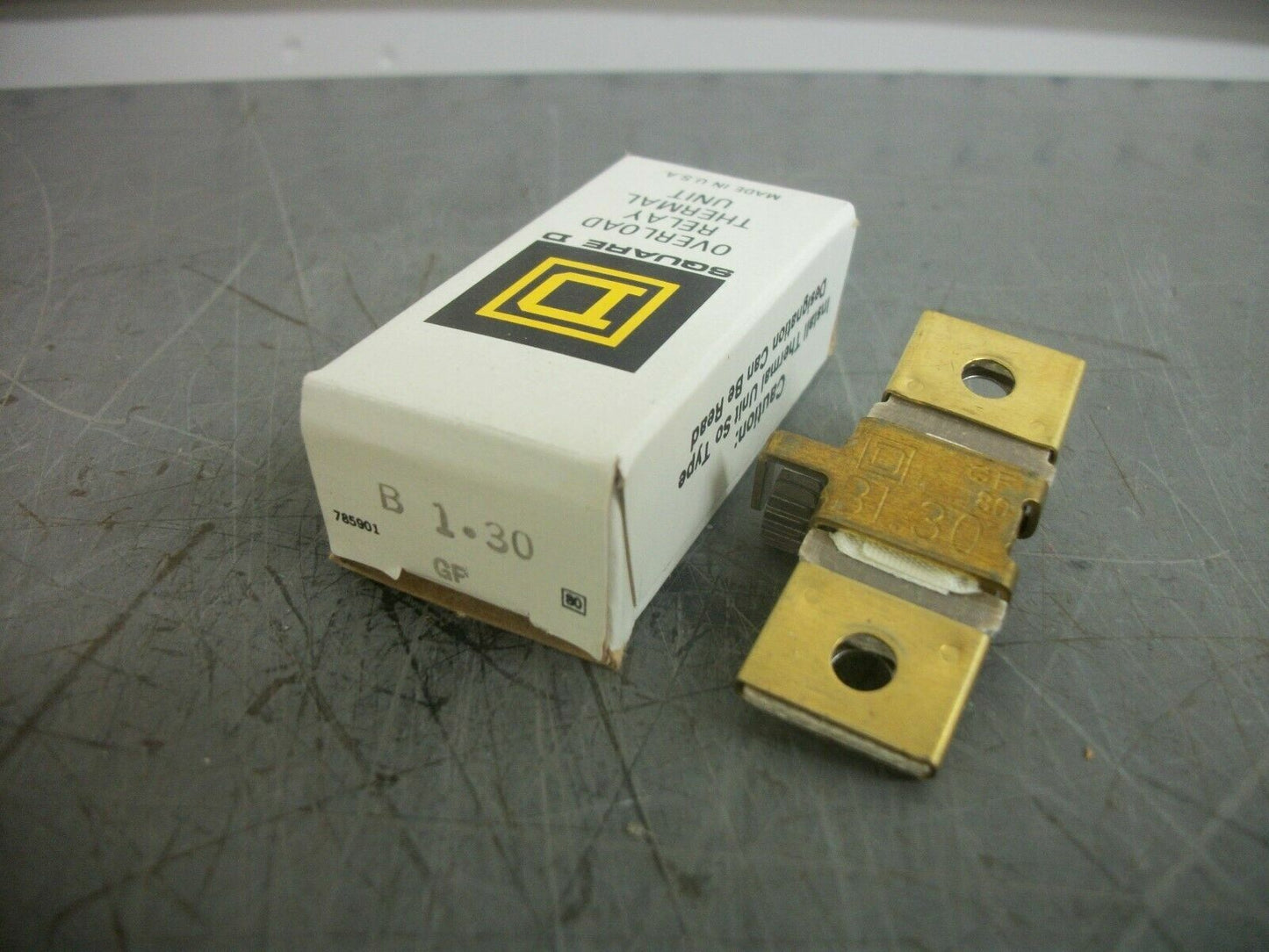 SQUARE D OVERLOAD RELAY THERMAL HEATER B1.30 NIB