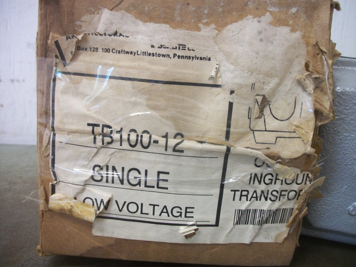 HADCO 100VA 1PH LOW VOLTAGE TRANSFORMER TB100-12 HV 120 LV 12 100WATT NIB