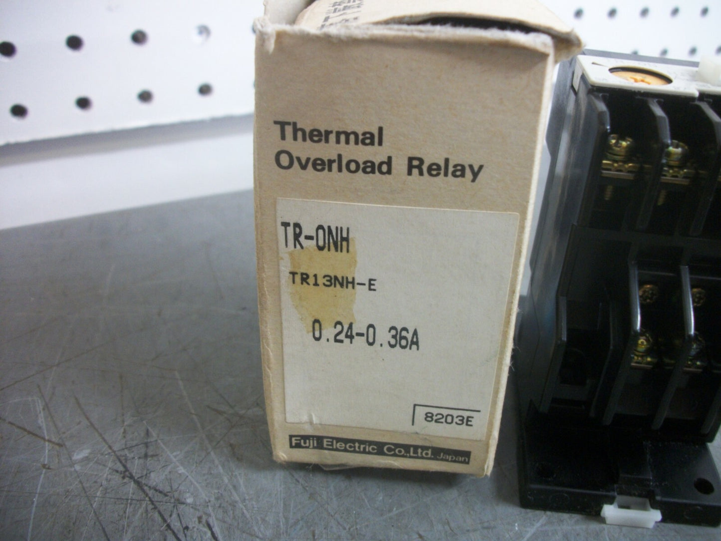 FUJI TR-0NH THERMAL OVERLOAD RELAY TR13NH-E 0.24-0.36AMP NIB