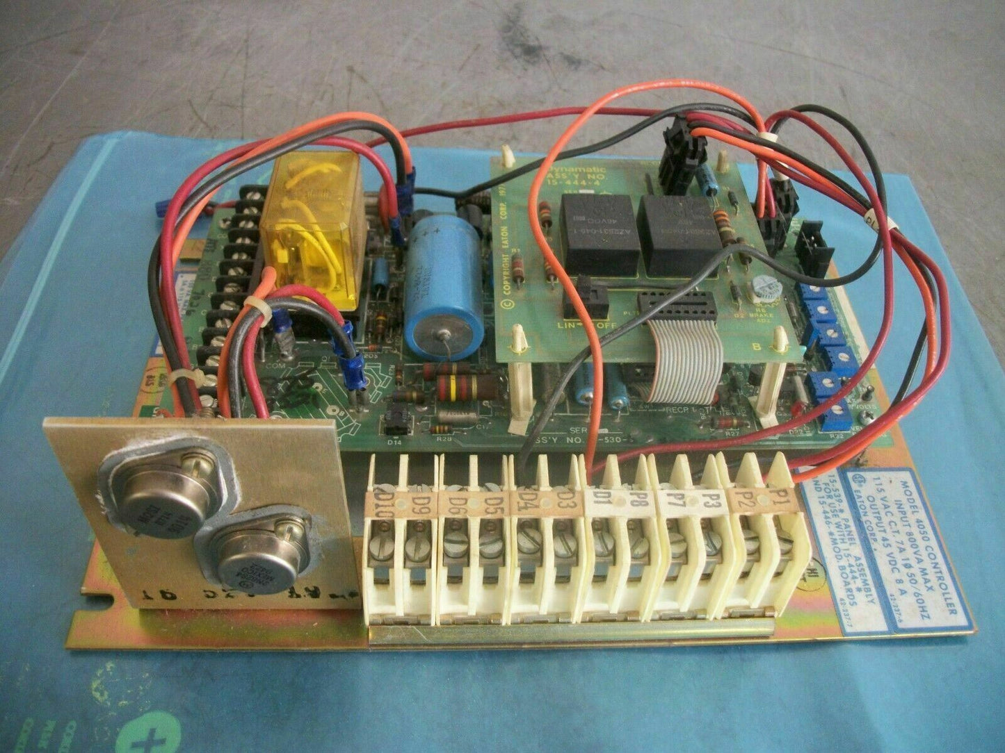 CUTLER-HAMMER DYNAMATIC 4050 800VA CONTROLLER 15-539-4 45VDC 8AMP