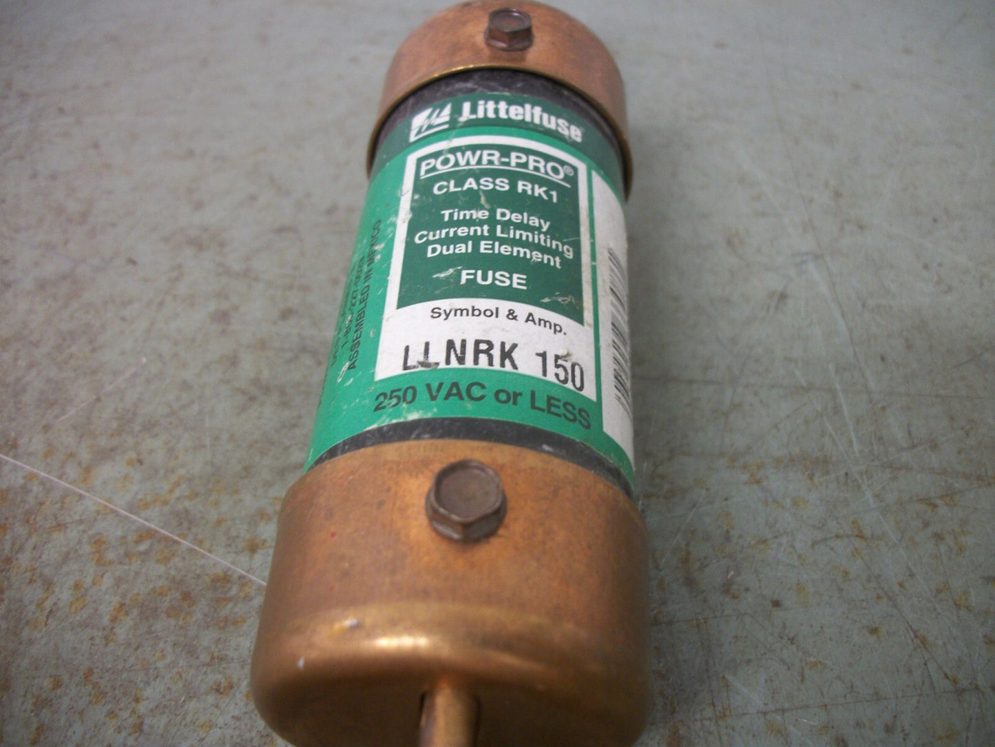 LITTELFUSE POWR-PRO FUSE LLNRK150 150AMP 250VOLT
