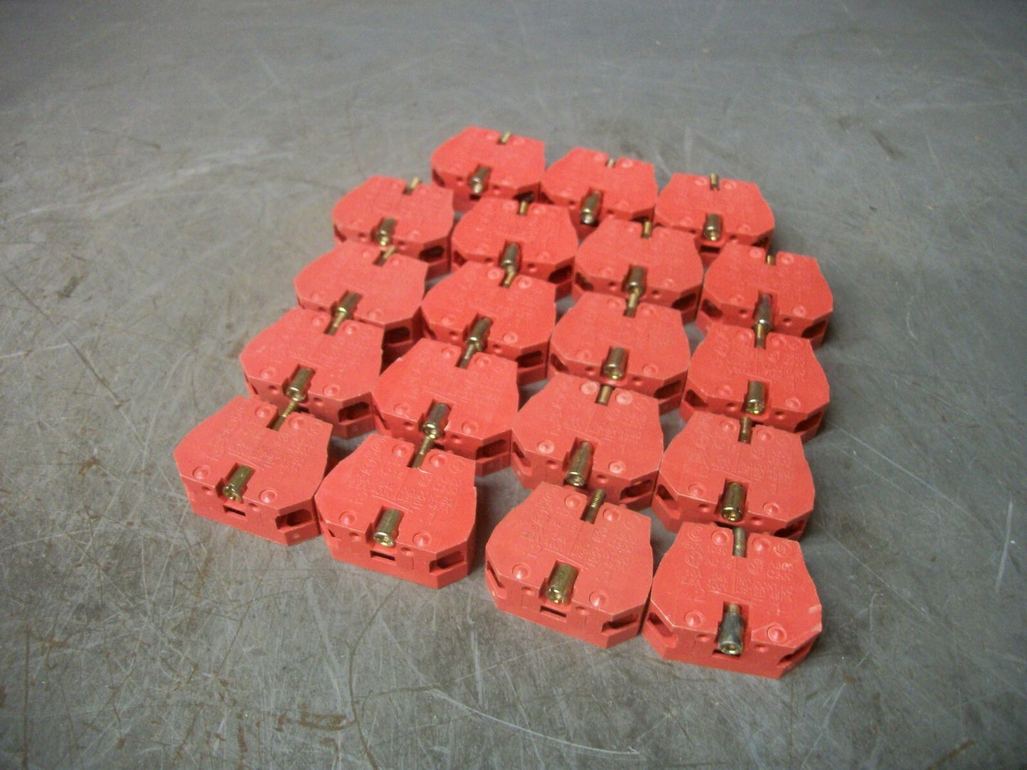 AUTOMATION DIRECT LOT OF 19 N.C. CONTACT BLOCKS ECX1030 NOB