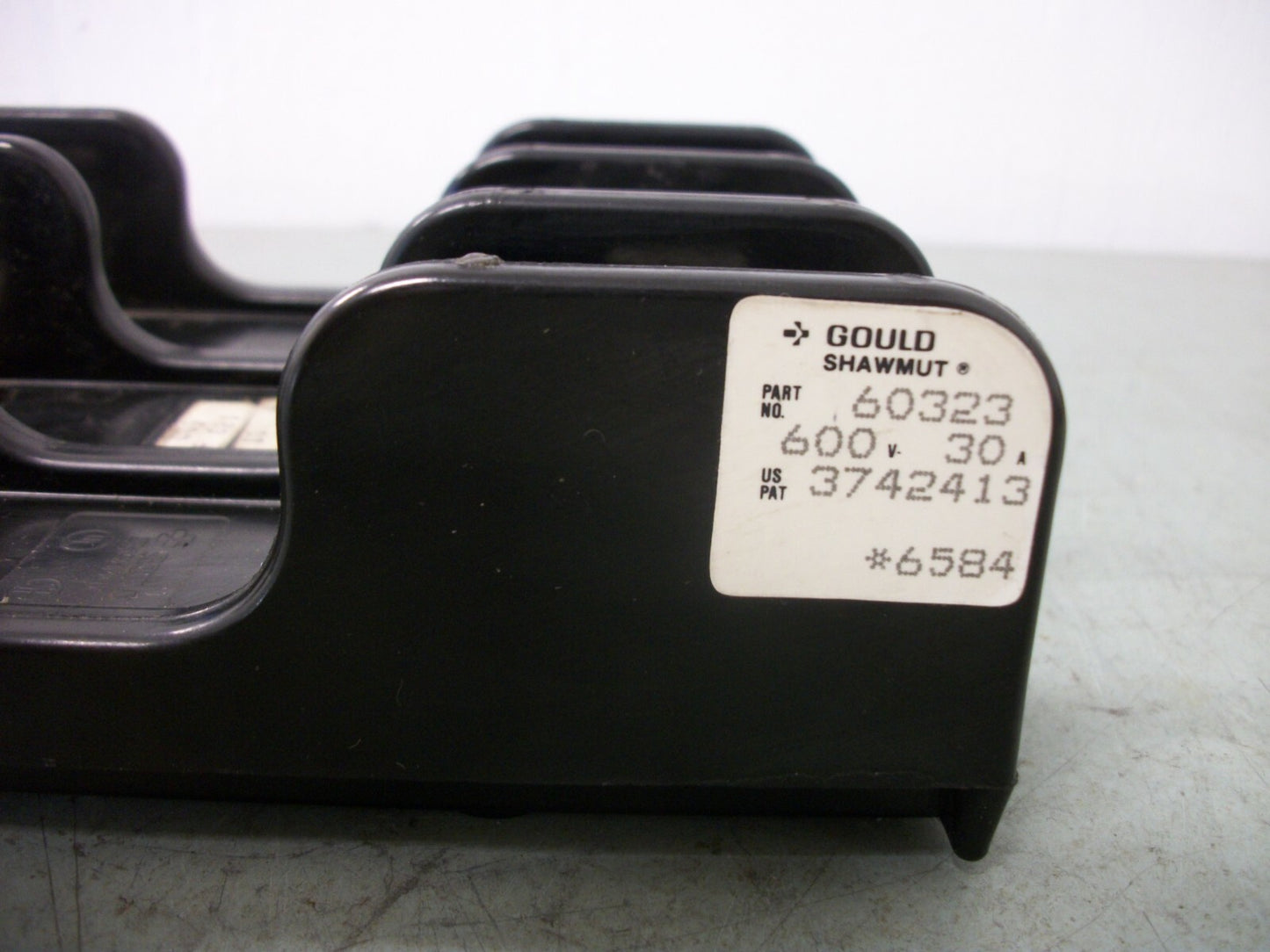 GOULD SHAWMUT CLASS H/K FUSEHOLDER 60323 30AMP 600VOLT 3POLE