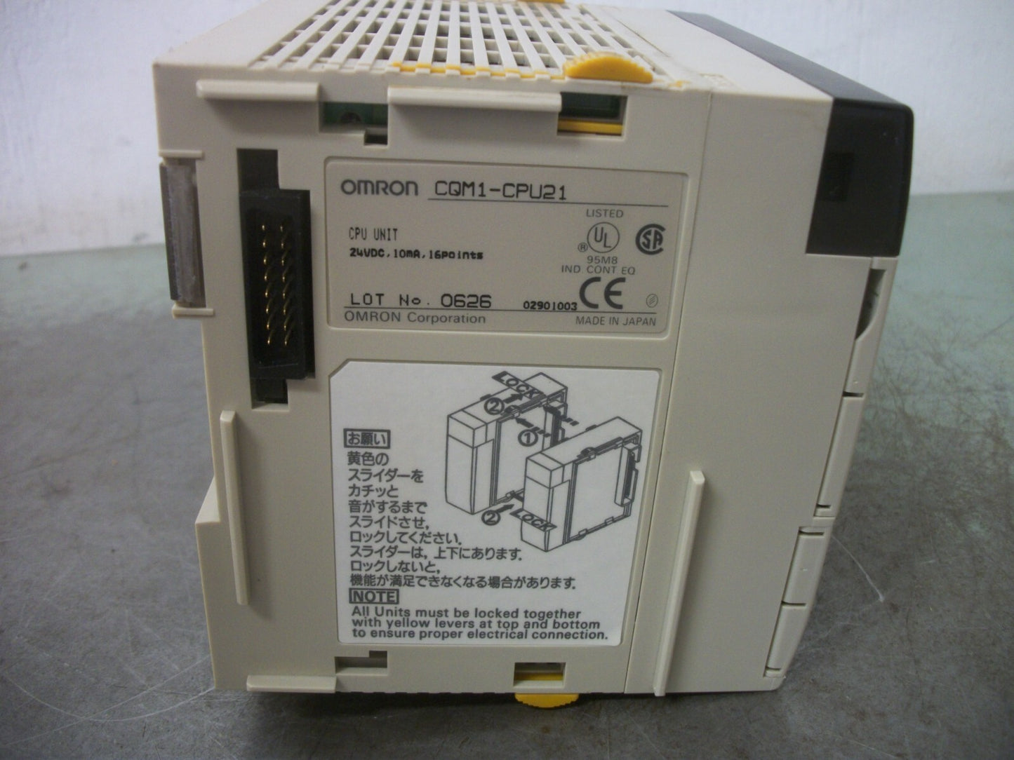 OMRON SYSMAC CQM1 PLC CPU UNIT CQM1-CPU21