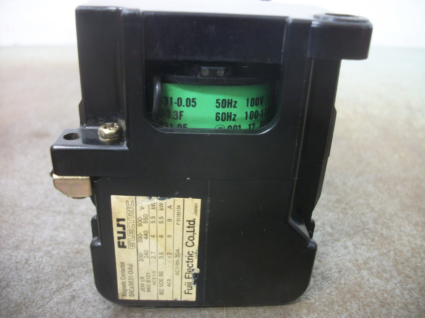 FUJI CONTACTOR SRCA3631-0(4a) 20AMP 100-110VCOIL