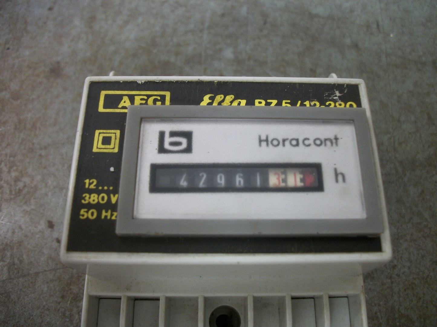 AEG EFFA RUN HOUR COUNTER MODULE BZ5/12-380 12-380VOLT