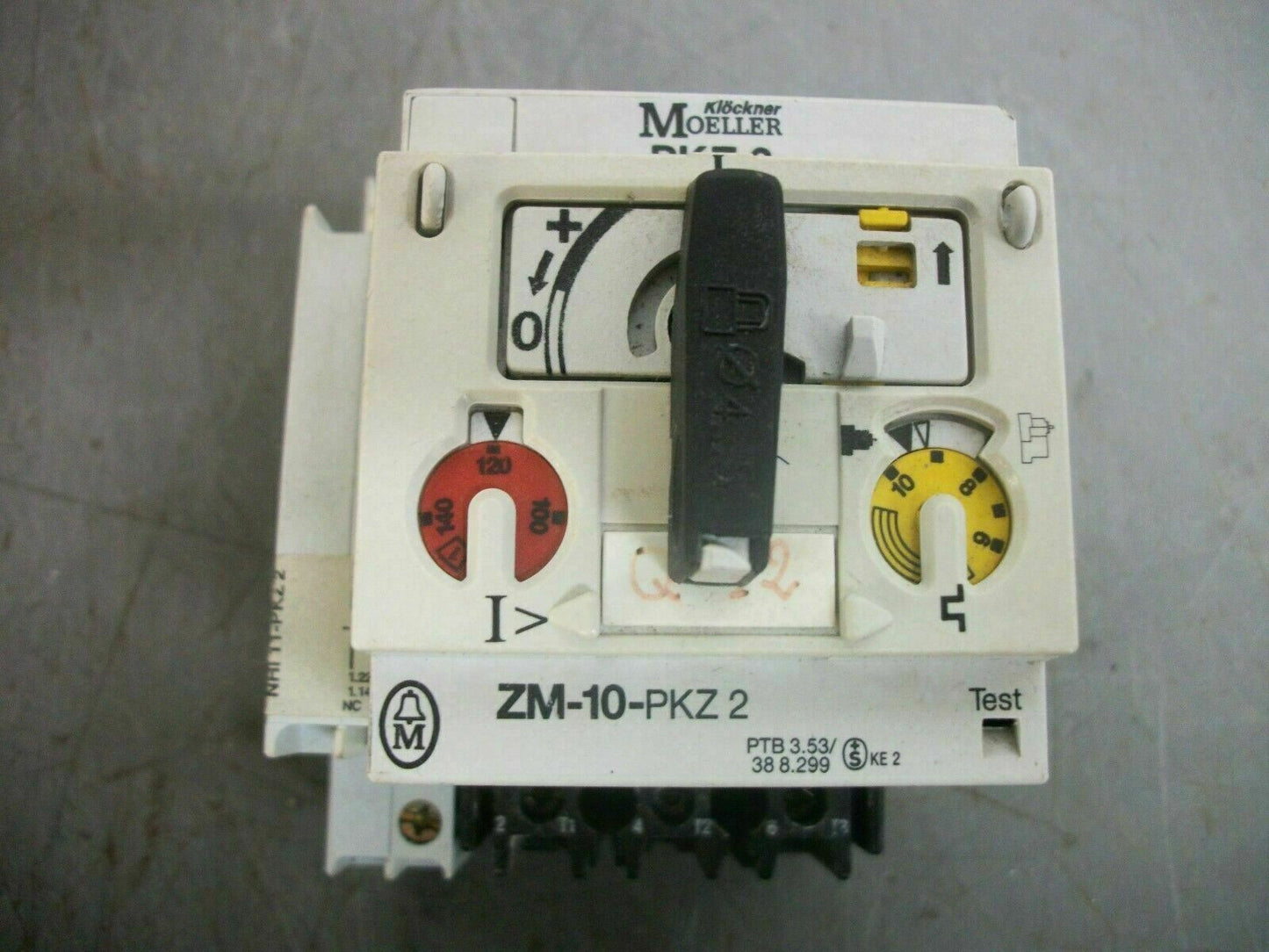 KLOCKNER-MOELLER MOTOR CIRCUIT BREAKER ZM-10-PKZ2 100-140AMP