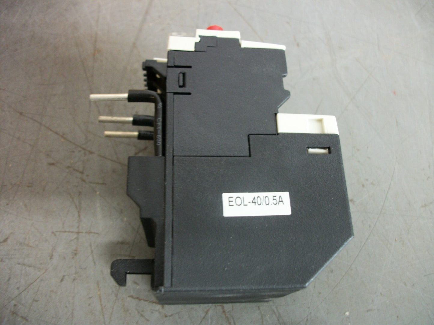 TECO THERMAL OVERLOAD RELAY EOL-40/0.5A 0.1-0.5AMP NIB
