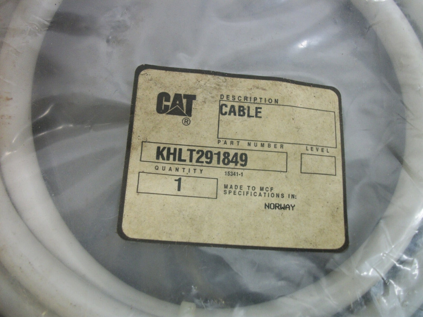 CAT LOT OF 3 CABLES KHLT291849 NEW