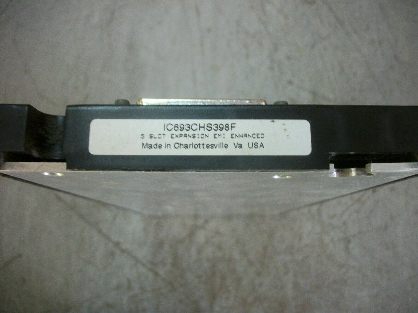 GE FANUC 5-SLOT EXPANSION EMI ENHANCED BASE IC693CHS398F