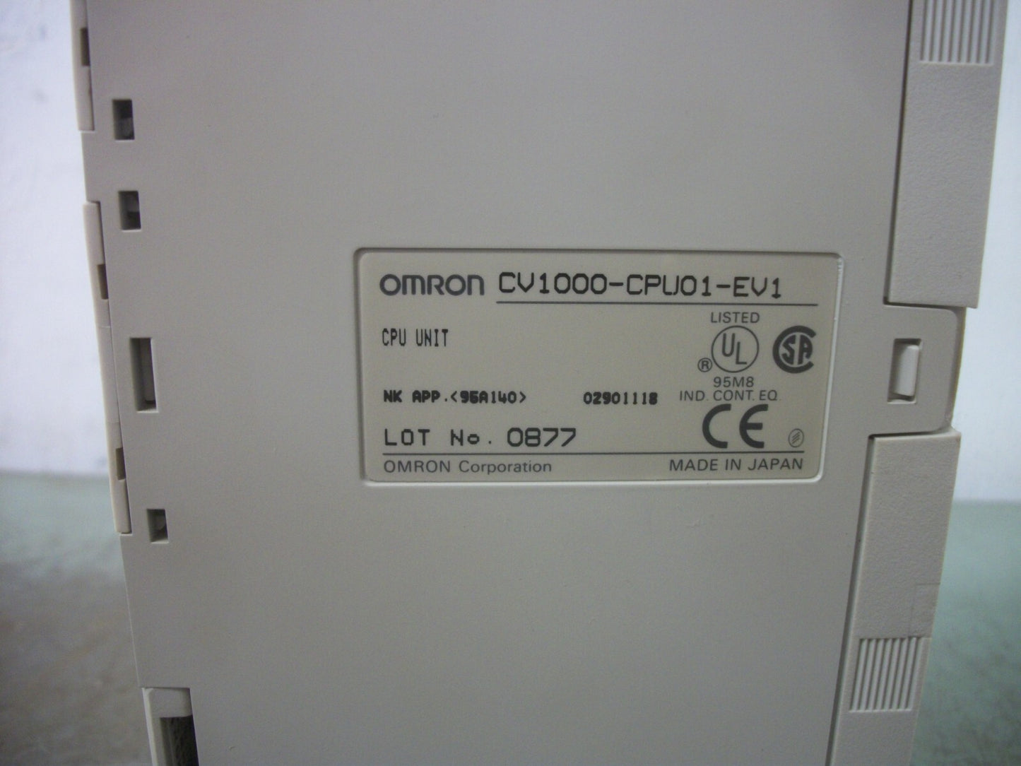 OMRON PLC CPU UNIT CV1000-CPU01-EV1