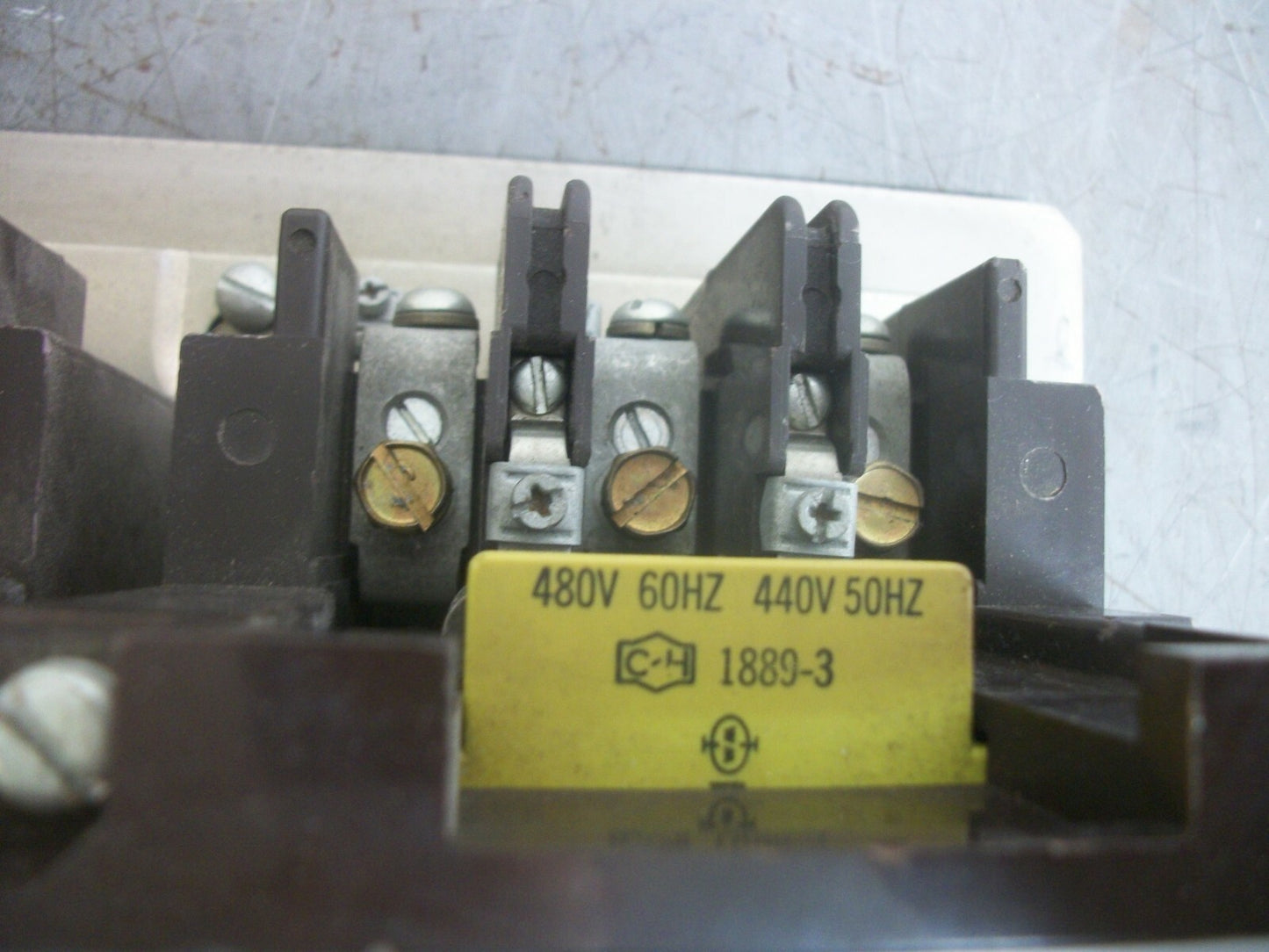 CUTLER-HAMMER SIZE 3 REV MOTOR STARTER C10EN3 90AMP 480VCOIL 3PH 600V 50HP