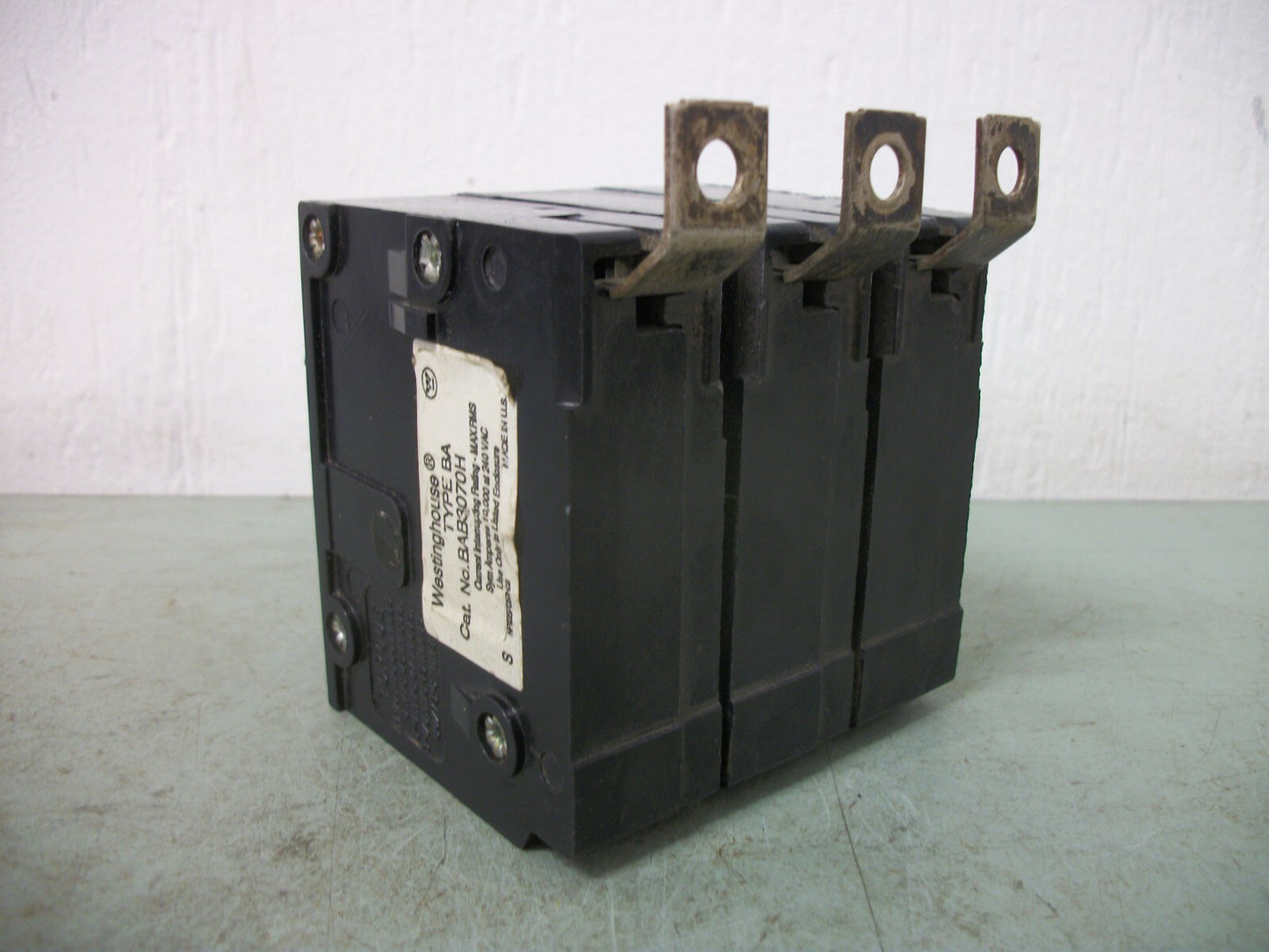 WESTINGHOUSE BA CIRCUIT BREAKER BAB3070H 70AMP 240VOLT 3POLE