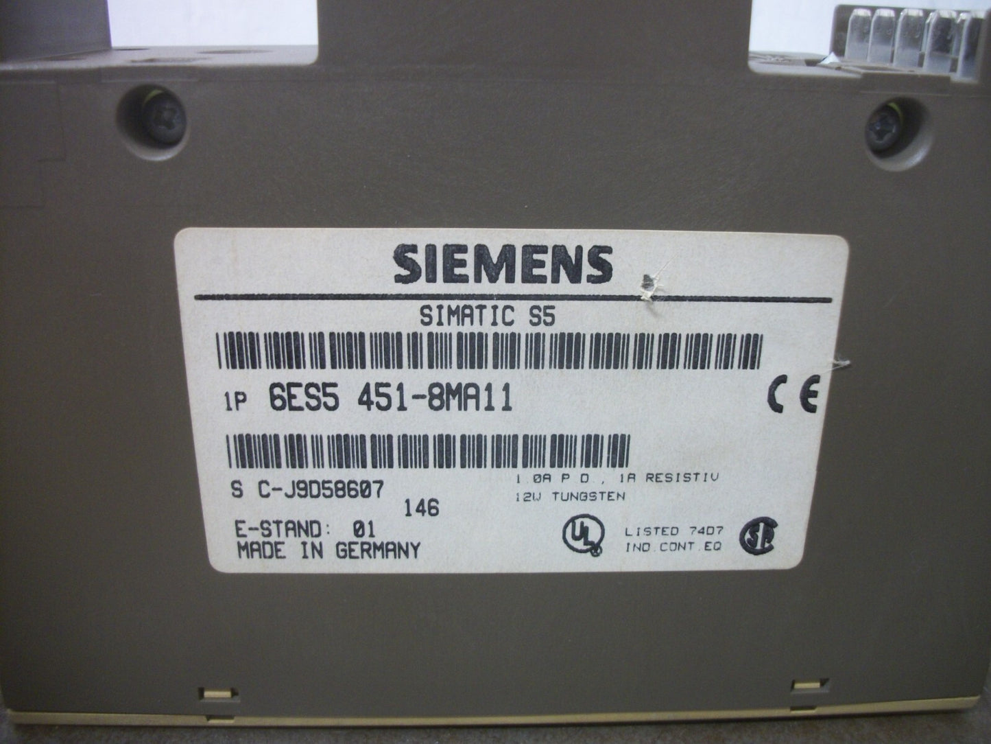 SIEMENS SIMATIC S5 DIGITAL OUTPUT MODULE 6ES5451-8MA11