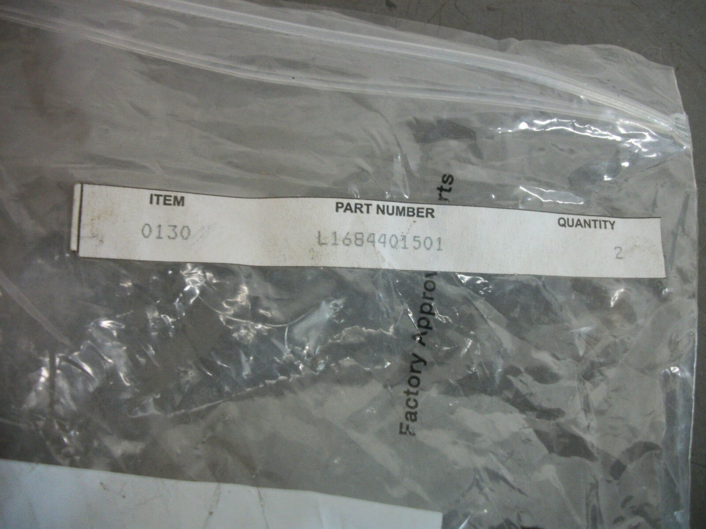 LINDE BAG OF 2 TUBES L1684401501 NEW