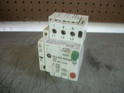 ALLEN-BRADLEY MOTOR CIRCUIT BREAKER 140-MN-0100 0.63-1AMP 600VOLT 3POLE
