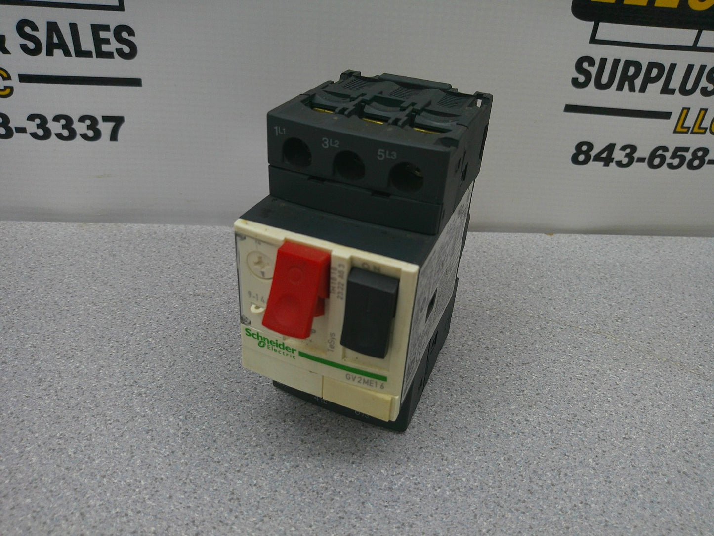 TELEMECANIQUE MOTOR CIRCUIT BREAKER GV2ME16 9-14AMP