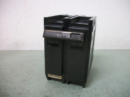 GTE SYLVANIA TYPE C CIRCUIT BREAKER C240 40AMP 240VOLT 2POLE