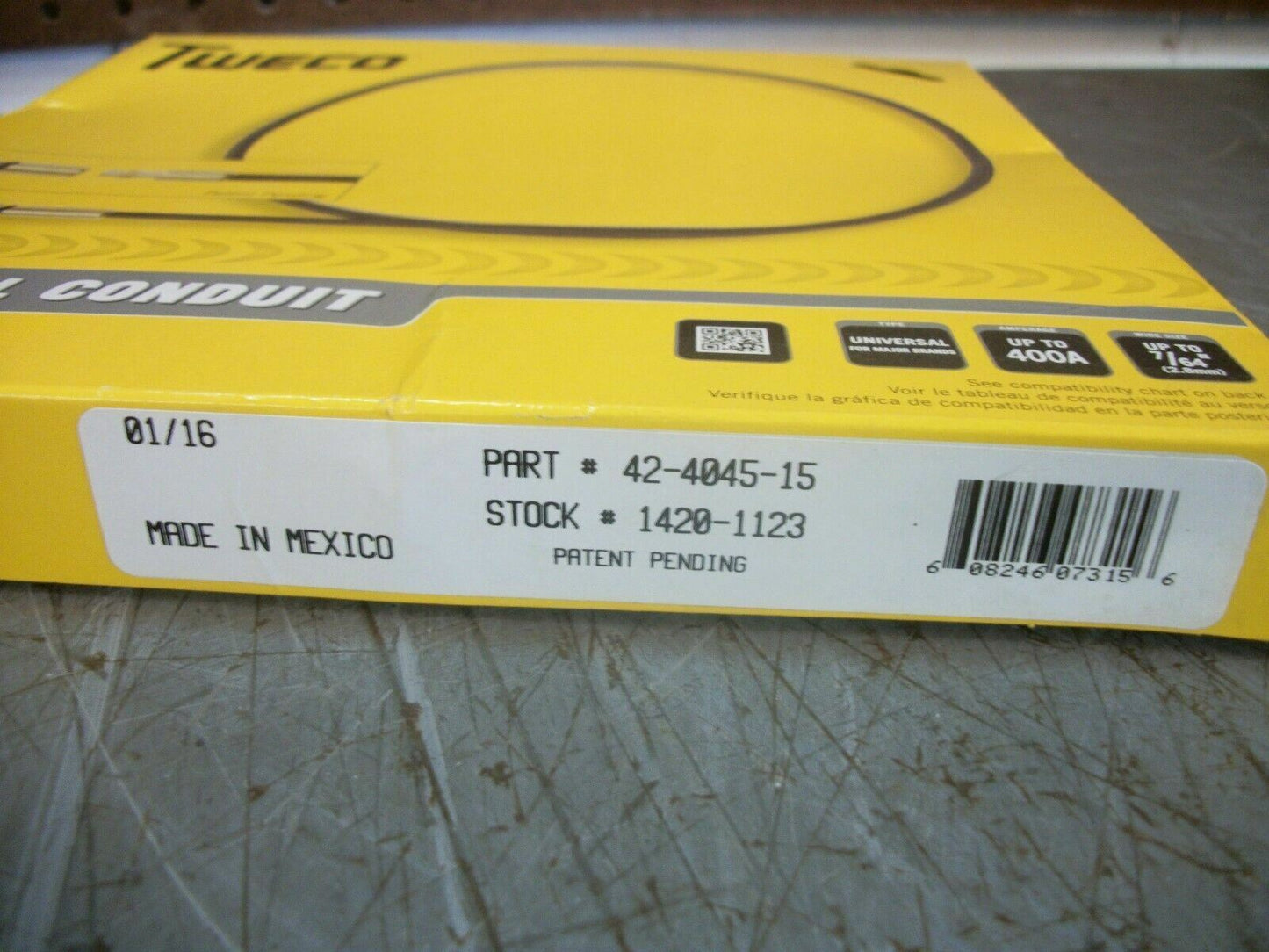TWECO 7/64" MIG GUN LINER UNIVERSAL CONDUIT 42-4045-15 400AMP NIB
