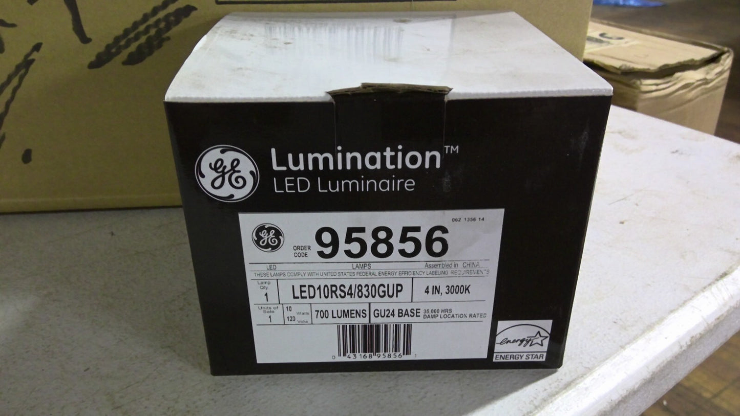 GE 95856 BOX OF 12 LED LAMPS LED10RS4/830GUP 700 LUMENS 10W 120V NIB