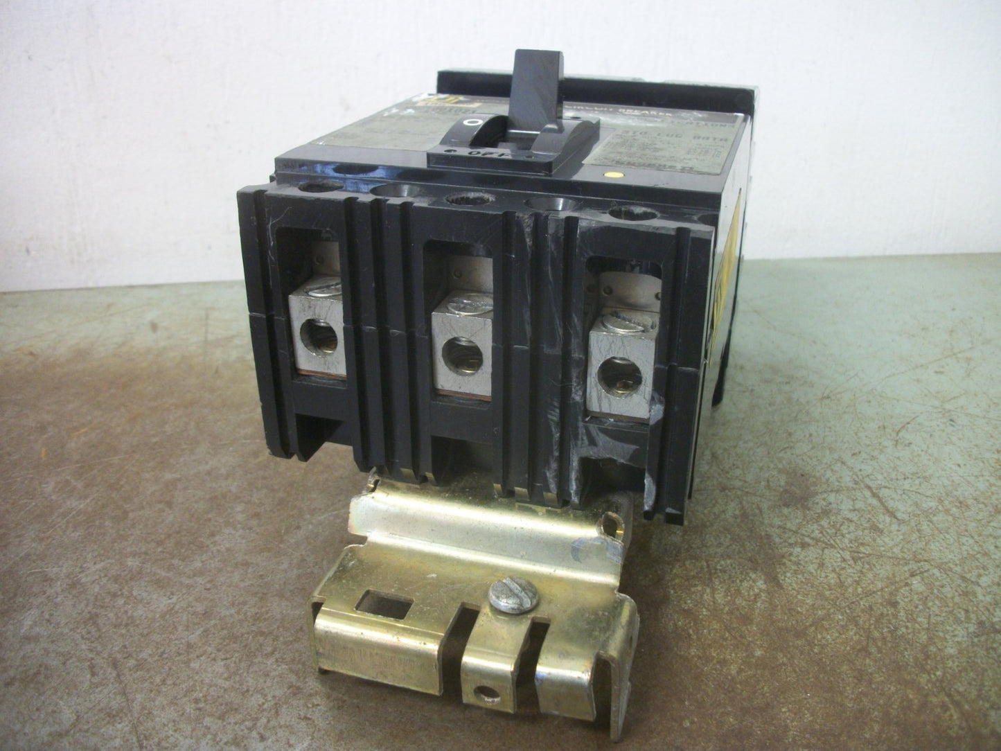 SQUARE D I-LINE FA CIRCUIT BREAKER FA361001021 100AMP 600VOLT 3POLE W/SHUNT CHIP