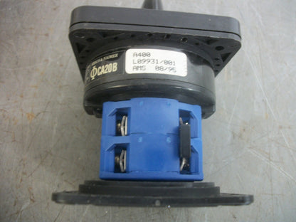 KRAS & NAIMER ROTARY SWITCH CA20B 3PH 600VOLT 10HP