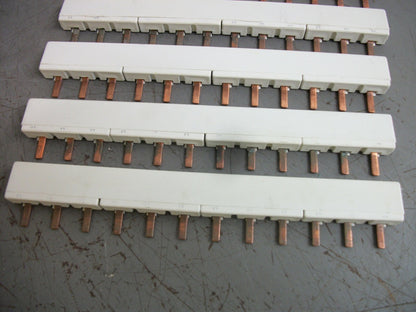 SQUARE D LOT OF 6 MULTI 9 18mm COMB BUS BARS MG10285 63AMP 12POLE 1PH