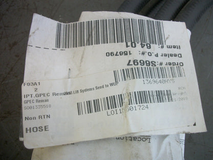 HYSTER HOSE 1369640 NEW