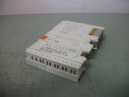 BECKHOFF 2-CHANNEL DIGITAL INPUT TERMINAL MODULE KL1052