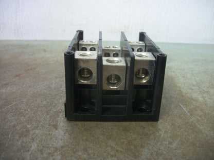ALLEN-BRADLEY POWER TERMINAL BLOCK 1492-PDM3141 115AMP 600VOLT 3POLE NOB