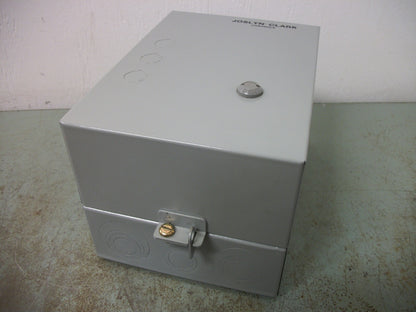 JOSLYN CLARK ENCL SIZE 00 MOTOR STARTER T13U03A 9AMP 480VCOIL 3PH 600V 2HP NOB