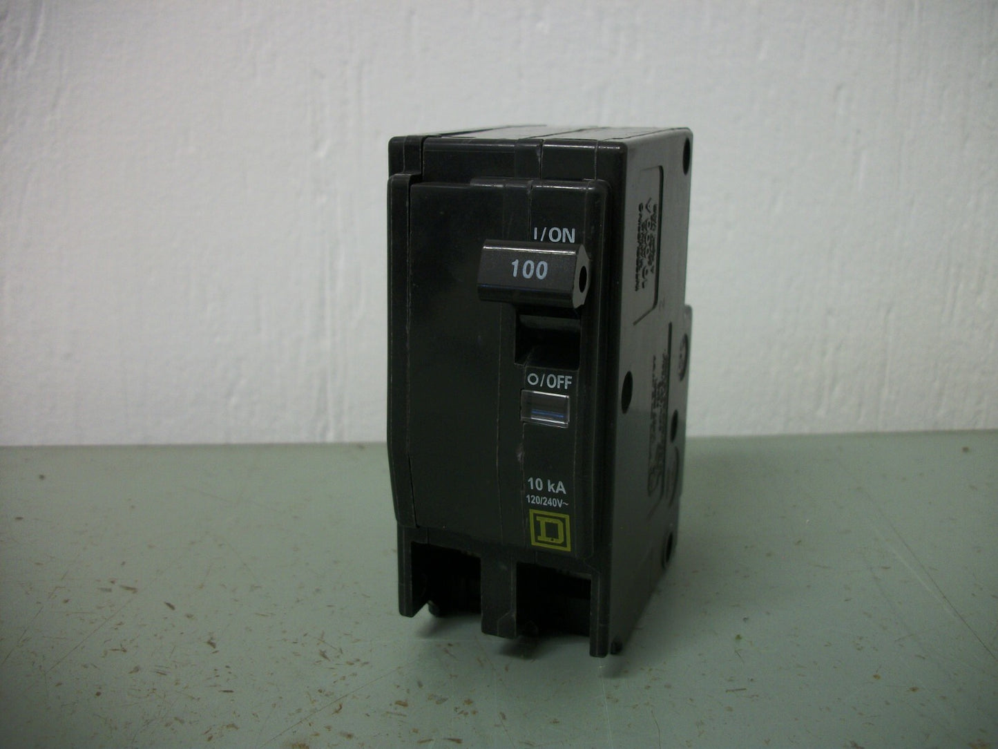 SQUARE D QO CIRCUIT BREAKER QO2100 100AMP 240VOLT 2POLE NOB