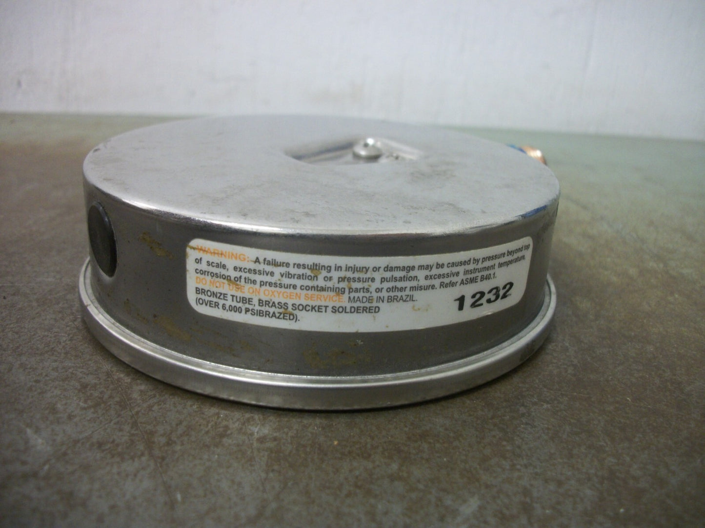 ASHCROFT LIQUID FILLED PRESSURE GAUGE 1008 0-160PSI