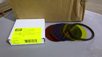 HUBBELL COLT LENS KIT 5 COLOR LENSES W/ MOUNTING GASKET BUL-COLOR NIB