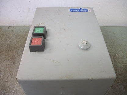 JOSLYN CLARK ENCL SIZE 2 MOTOR STARTER HP25U03 240VCOIL 45AMP 600VOLT 3PH 25HP