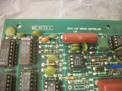 WERTEC SPEED CONTROLLER BOARD D141-107
