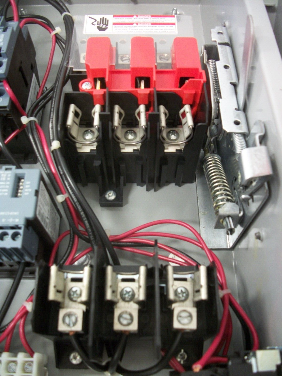 SIEMENS 3PH PUMP CONTROL PANEL 3R 82ADD6FBH 460VOLT 10HP 30AMP FUSIBLE NOB