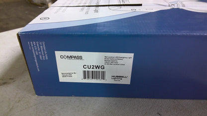COMPASS WET LOCATION LED EMERGENCY LIGHT CU2WG NIB