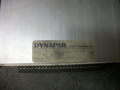 DYNAPAR MAX TACH 1 DIGITAL LCD RATE & DRAW INDICATOR COUNTER MT100S00