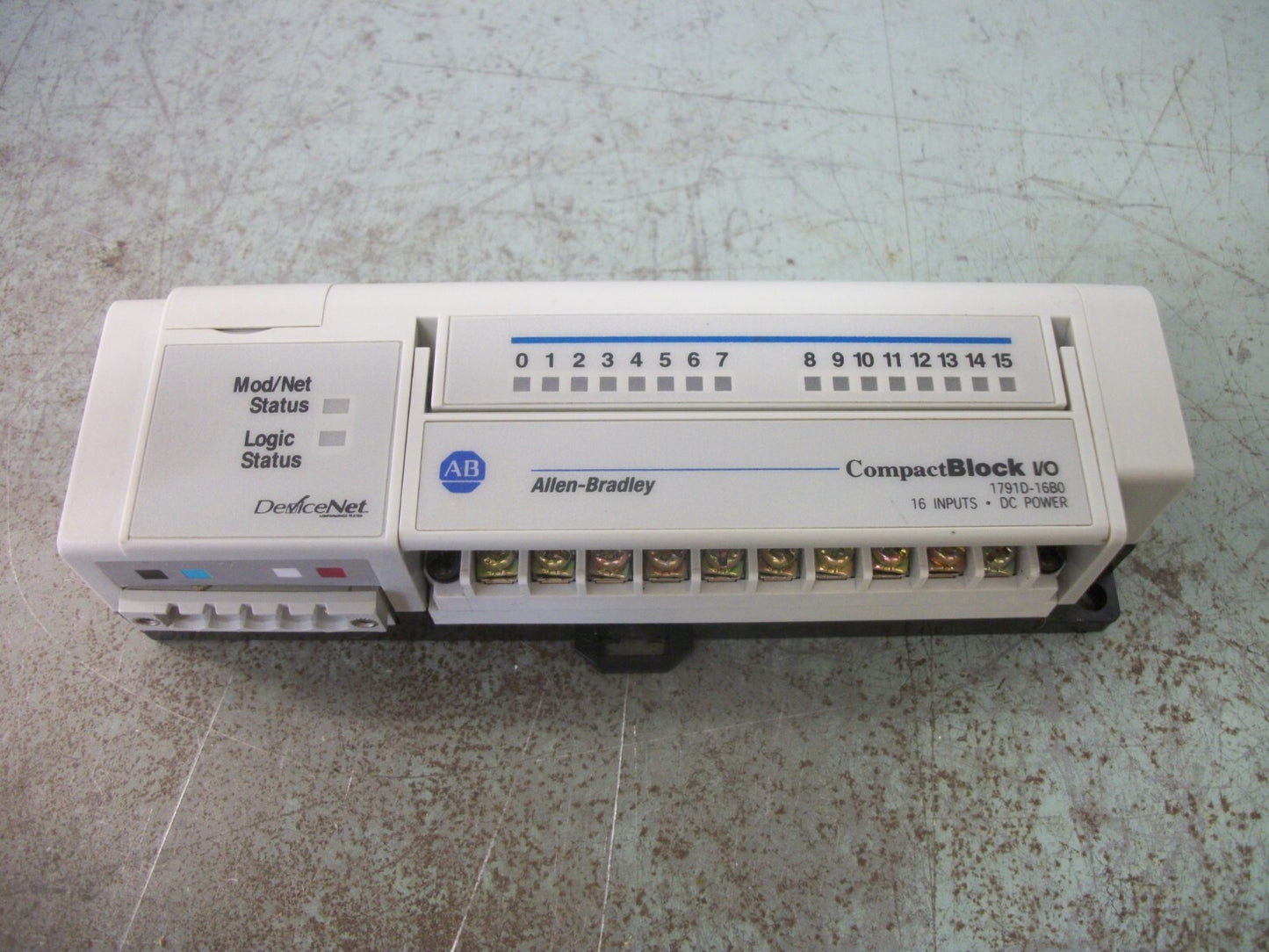 ALLEN-BRADLEY 16-INPUT COMPACTBLOCK I/O 1791D-16B0