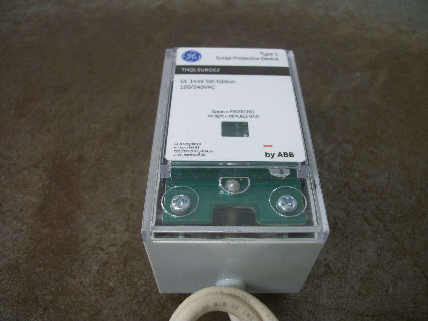 GE WHOLE HOUSE SURGE PROTECTOR THQLSURGE2 120/240VOLT 1PH 3W NOB