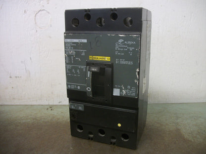 SQUARE D KAL CIRCUIT BREAKER KAL36110 110AMP 600VOLT 3POLE GREEN