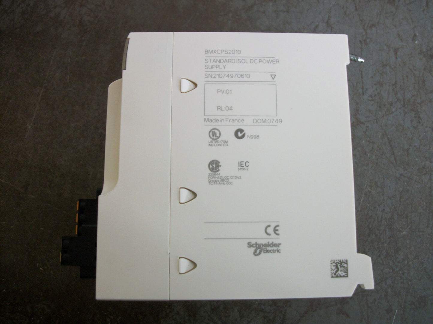 TELEMECANIQUE MODICON STANDARD ISOLATED DC POWER SUPPLY BMXCPS2010