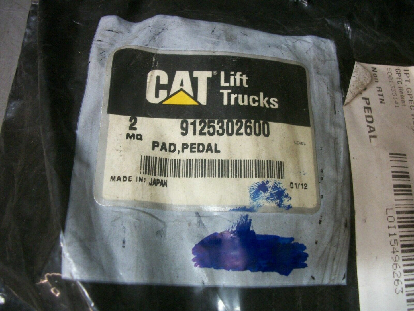 CAT PEDAL PAD 9125302600 NEW