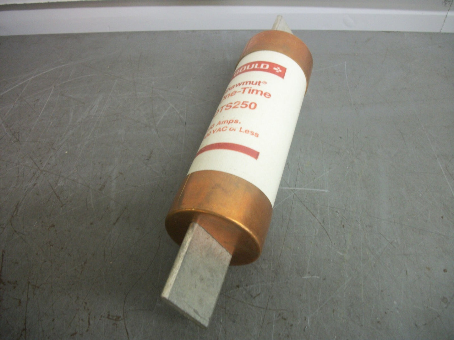 GOULD SHAWMUT ONE-TIME FUSE OTS250 250AMP 600VOLT