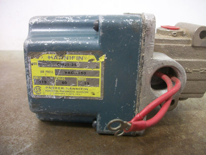 PARKER-HANNIFIN PNEUMATIC SOLENOID VALVE CWJ1-25 115VCOIL 13W 150PSI NOB