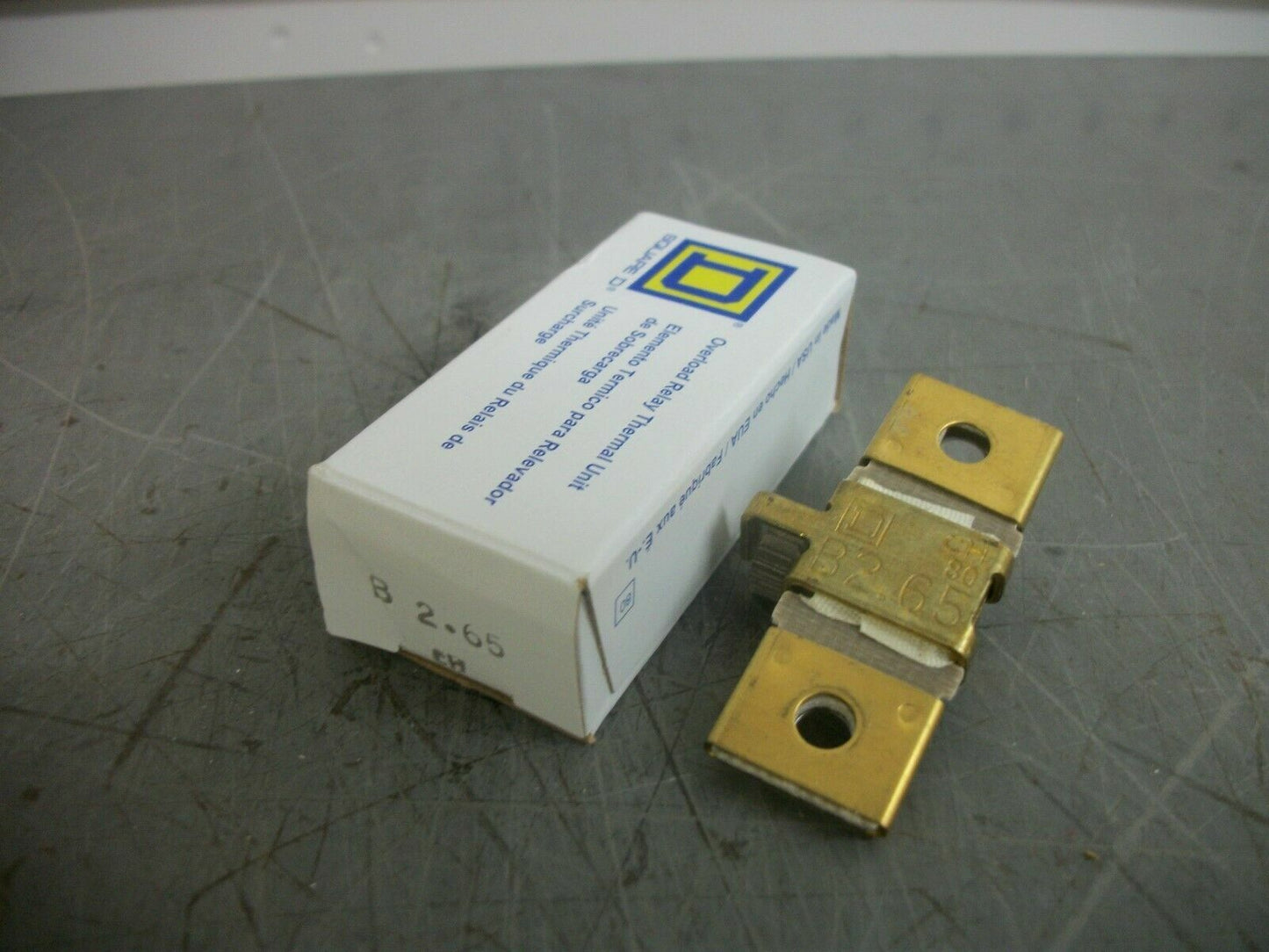 SQUARE D OVERLOAD RELAY THERMAL HEATER B2.65 NIB