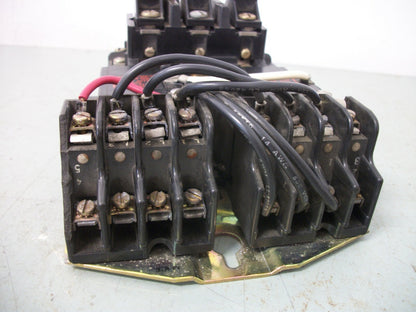 ALLEN-BRADLEY REV SIZE 00 MOTOR STARTER 505-TOD 120VCOIL 3PH 600V 2HP CHIPPED