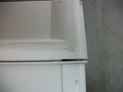 SQUARE D 11"X9"X4.5" PLASTIC ENCLOSURE TYPE 23 IP66 NSYTBP292416H NOB